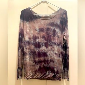 Michael Stars long sleeve open back T